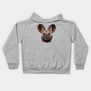 African hunting dog Kids Hoodie